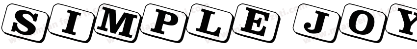 simple joy字体转换